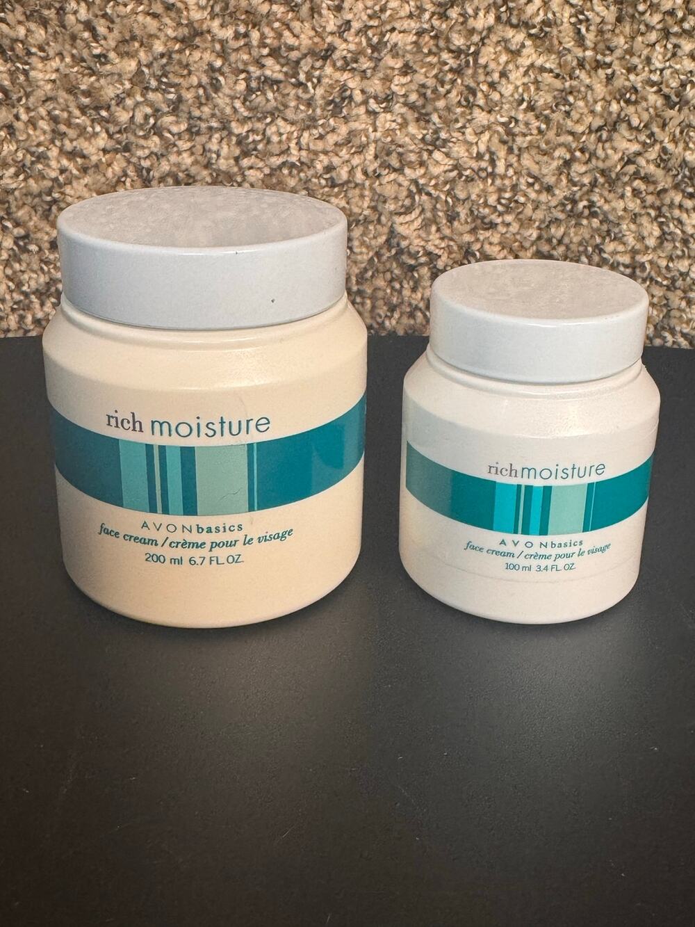 Avon Basics Rich Moisture face cream (original) - lot of 2 new old stock